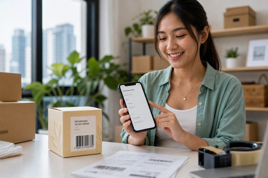 บาร์โค้ดสินค้าสำหรับผู้ขาย Shopee และ Lazada ในประเทศไทย